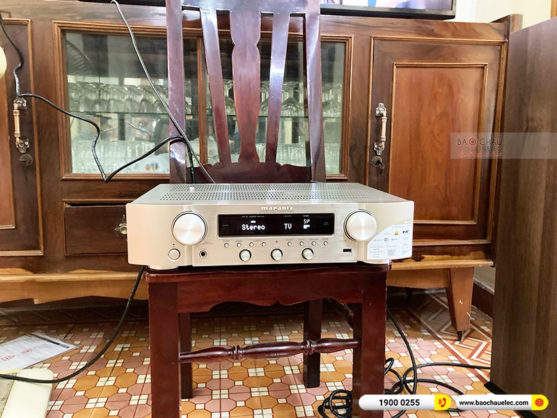 Lắp đặt dàn nghe nhạc trị giá khoảng 30 triệu cho anh Tuấn tại Đồng Tháp (Klipsch RP5000F, Marantz NR1200) 