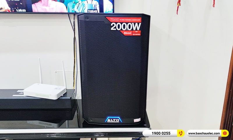 Lắp đặt dàn karaoke trị giá hơn 30 triệu cho anh Thắng tại TPHCM (Alto TS410, DSP-9000 Plus, TX212S, U900 Plus X, BKSound M8)