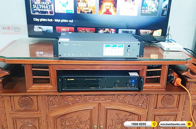 Lắp đặt dàn karaoke trị giá gần 40 triệu cho chú Tuấn tại TPHCM (BIK KSP-8012, BIK VM820A, AAP K9900II Luxury) 