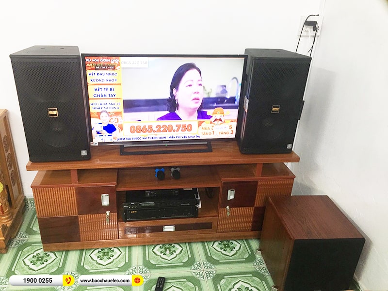 Lắp đặt dàn karaoke trị giá gần 50 triệu cho cô Quỳnh tại TPHCM (BMB CSS 1212SE, VM620A, X5 Plus, SW512C, JBL VM300) 