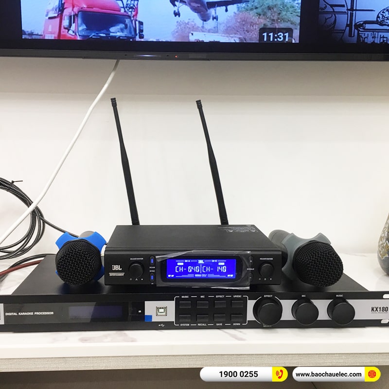 Lắp đặt dàn karaoke, loa Bose di động trị giá hơn 90 triệu cho anh Ngô tại TPHCM (Bose L1 Pro8, JBL KX180A, JBL VM300)