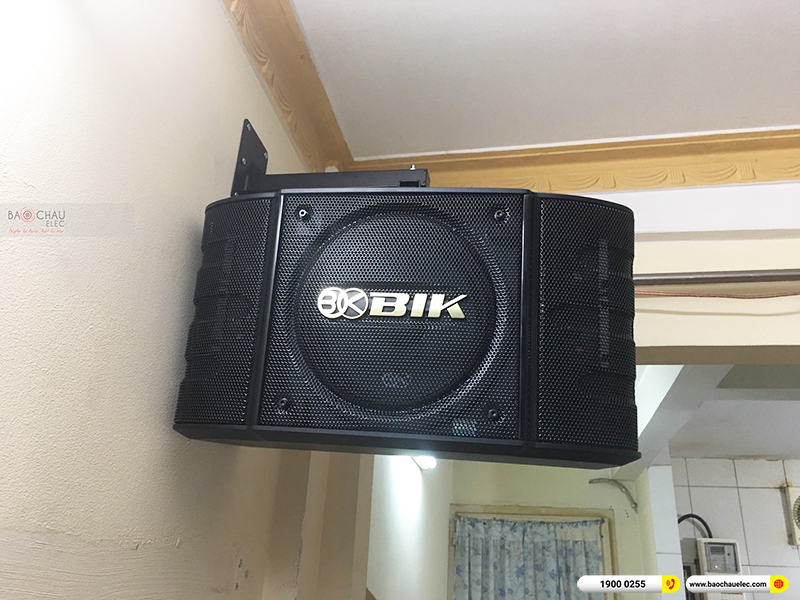 Lắp đặt dàn karaoke trị giá gần 20 triệu cho chị Tâm tại TPHCM (BIK BS-998X, BKSound DKA 6500) 