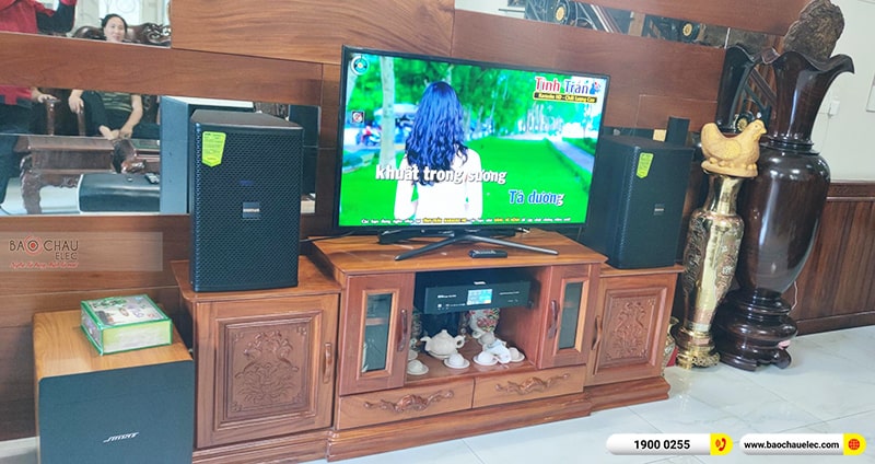 Dàn karaoke trị giá khoảng 20 triệu cho anh Thuận tại TPHCM