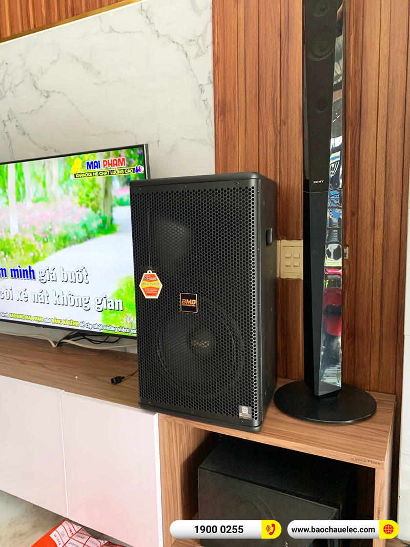 Lắp đặt dàn karaoke trị giá hơn 50 triệu cho anh Cảnh tại TPHCM (BMB CSS 1210SE, VM620A, KX180A, JBL A120P, BCE UGX12) 