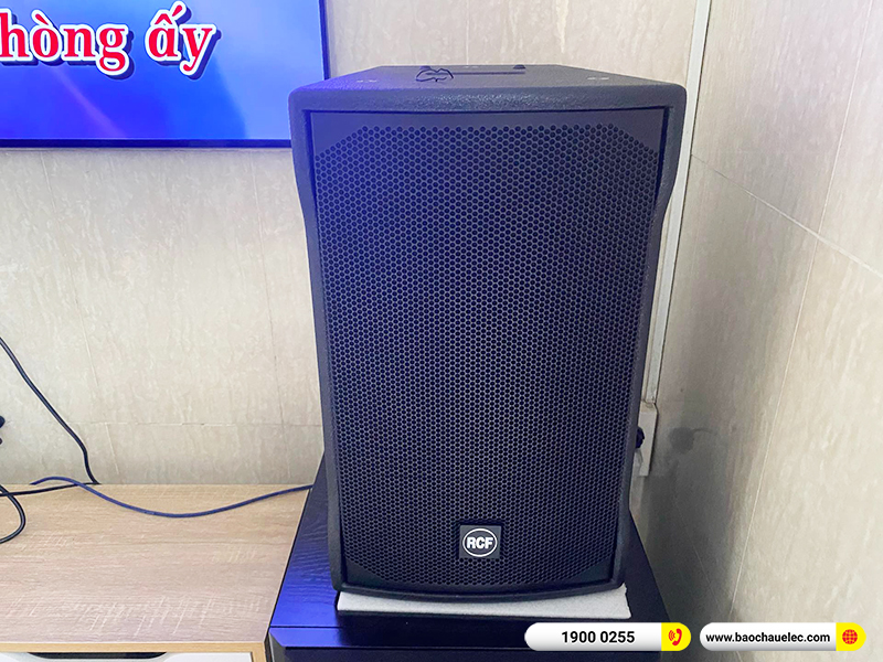 Lắp đặt dàn karaoke trị giá hơn 50 triệu cho anh Vỹ tại TPHCM (RCF EMAX 3110 MK2, VM620A, KP500, SW612, JBL VM300) 