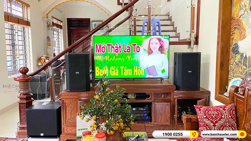 Nâng cấp, lắp đặt Loa karaoke BIK BSP412II cho gia đình anh Thắng tại Hải Dương 