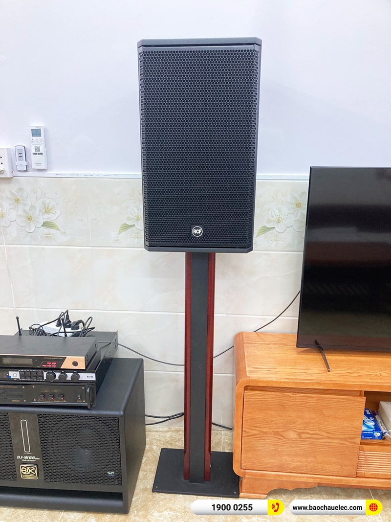 Lắp đặt 2 cấu hình dàn karaoke, nghe nhạc trị giá gần 110 triệu cho chị Thảo tại TPHCM (RCF X-MAX 12, VM830A, KX180A, BJ-W66 Plus, VM200, RP-5000F II, Audio AXR100) 