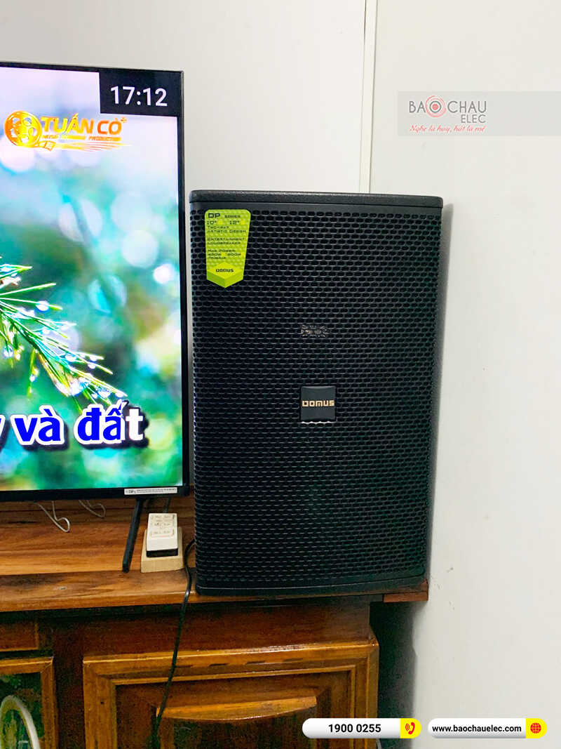 Lắp đặt dàn karaoke trị giá hơn 30 triệu cho anh Hiệp tại TPHCM (Domus DP6120, VM620A, X5 Plus, BJ-W25A, BCE UGX12) 