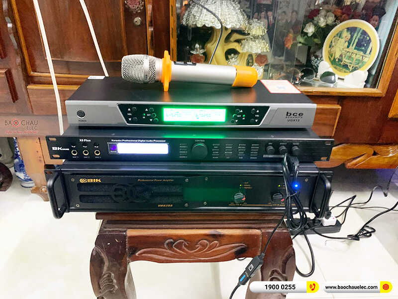 Lắp đặt dàn karaoke trị giá hơn 30 triệu cho anh Hiệp tại TPHCM (Domus DP6120, VM620A, X5 Plus, BJ-W25A, BCE UGX12) 