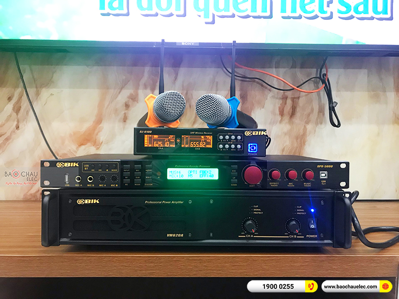 Lắp đặt dàn karaoke anh Công tại Hải Phòng 