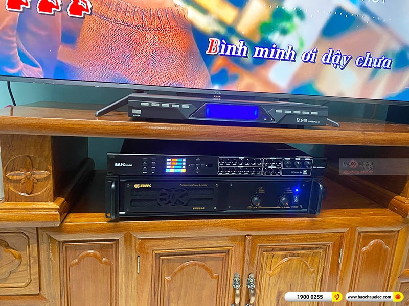 Lắp đặt dàn karaoke trị giá hơn 30 triệu cho anh Hải tại TPHCM (BSP 410II, VM620A, DSP-9000 Plus, Klipsch R100SW, U900 Plus X)