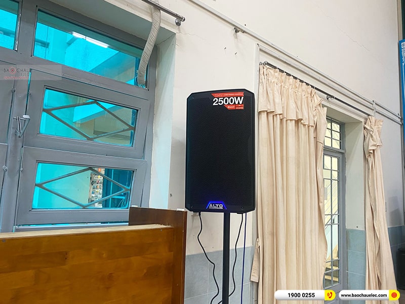 Lắp đặt hệ thống âm thanh Trường Lê Anh Xuân tại Hà Nội (Alto TS412, BKSound DSP 9000 Plus, U900 Plus X) 