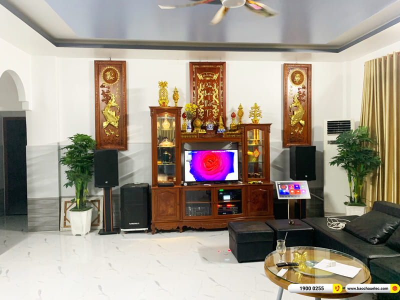 Lắp đặt dàn karaoke RCF hơn 85tr cho chị Hoa ở TPHCM (RCF EMAX 3112 MKII, Alto MP 2500, K9900 II, BCE VIP 6000,...)