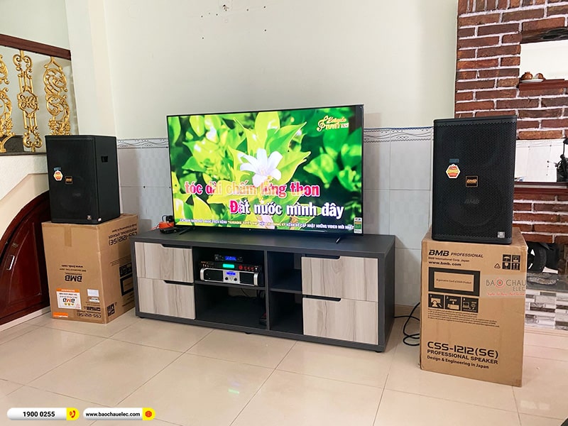 Lắp đặt dàn karaoke trị giá khoảng 50 triệu cho chị Thuận tại TPHCM