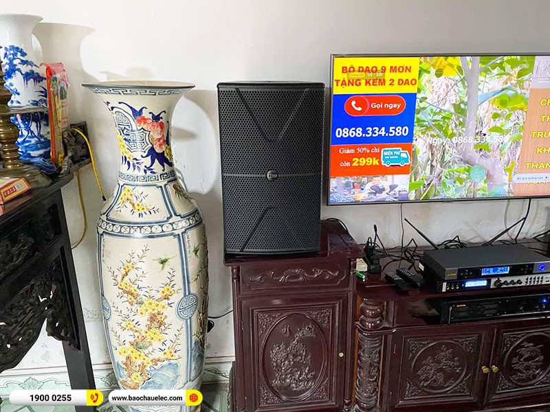 Lắp đặt dàn karaoke trị giá hơn 30 triệu cho anh Thái tại Hải Phòng (Alto AT2000II, VM620A, X6 Luxury, SW612C, BIK BJ-U500) 