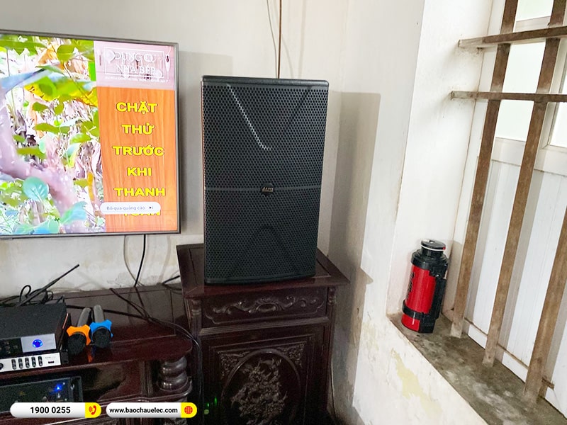 Lắp đặt dàn karaoke trị giá hơn 30 triệu cho anh Thái tại Hải Phòng (Alto AT2000II, VM620A, X6 Luxury, SW612C, BIK BJ-U500) 