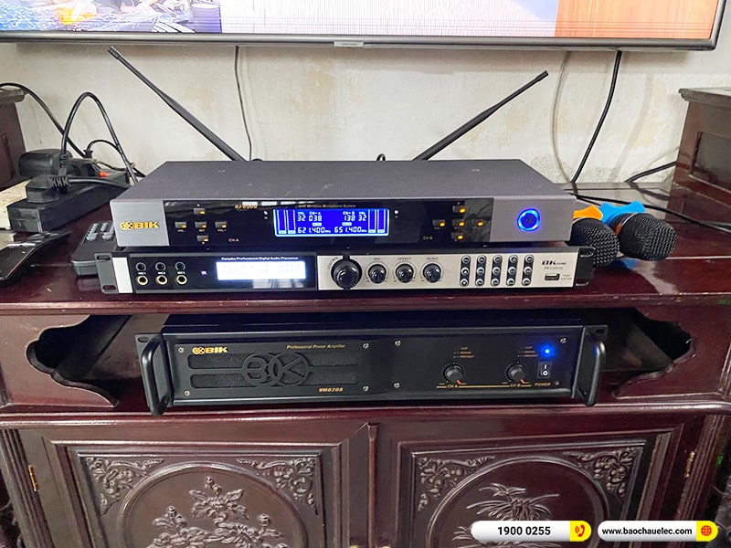 Lắp đặt dàn karaoke trị giá hơn 30 triệu cho anh Thái tại Hải Phòng (Alto AT2000II, VM620A, X6 Luxury, SW612C, BIK BJ-U500) 