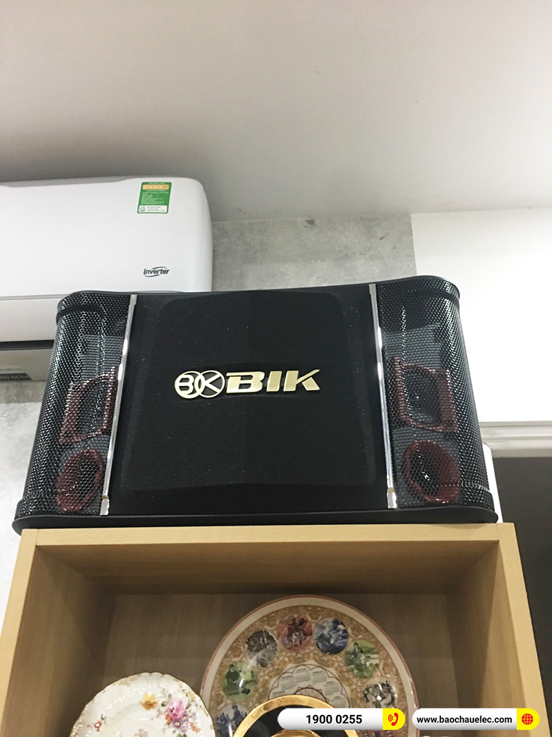 Lắp đặt dàn karaoke trị giá gần 30 triệu cho chú Thắng tại TPHCM (BIK BJ-S768, BPR-8500, 4K Plus 4TB) 