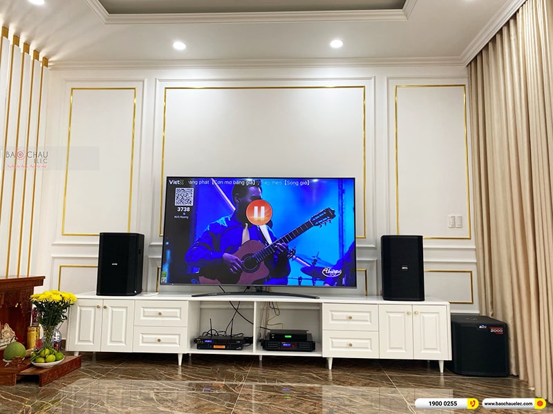 Lắp đặt dàn karaoke trị giá gần 60 triệu cho anh Liêm tại TPHCM