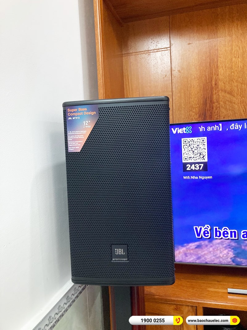 Lắp đặt dàn karaoke trị giá gần 70 triệu cho anh Nhã tại TPHCM (JBL MTS12, VM830A, BPR-5600, BJ-W88 Plus, BJ-U500, 4K Plus 4TB) 