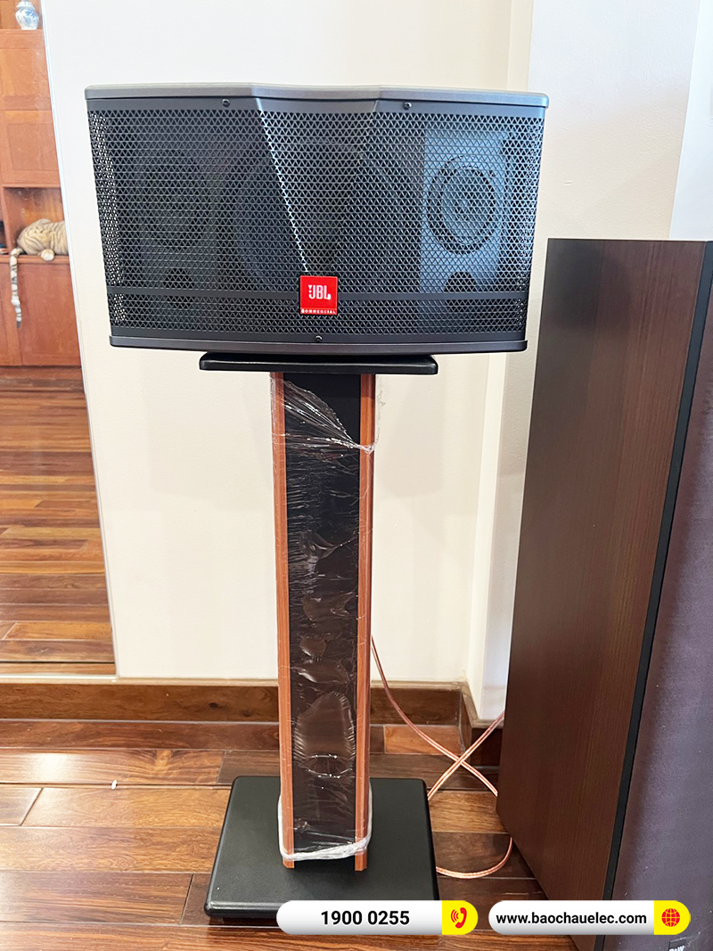 Lắp đặt dàn karaoke trị giá gần 30 triệu cho anh Thành tại TPHCM (JBL CV1852T, BKSound DKA 5500, JBL A100P) 