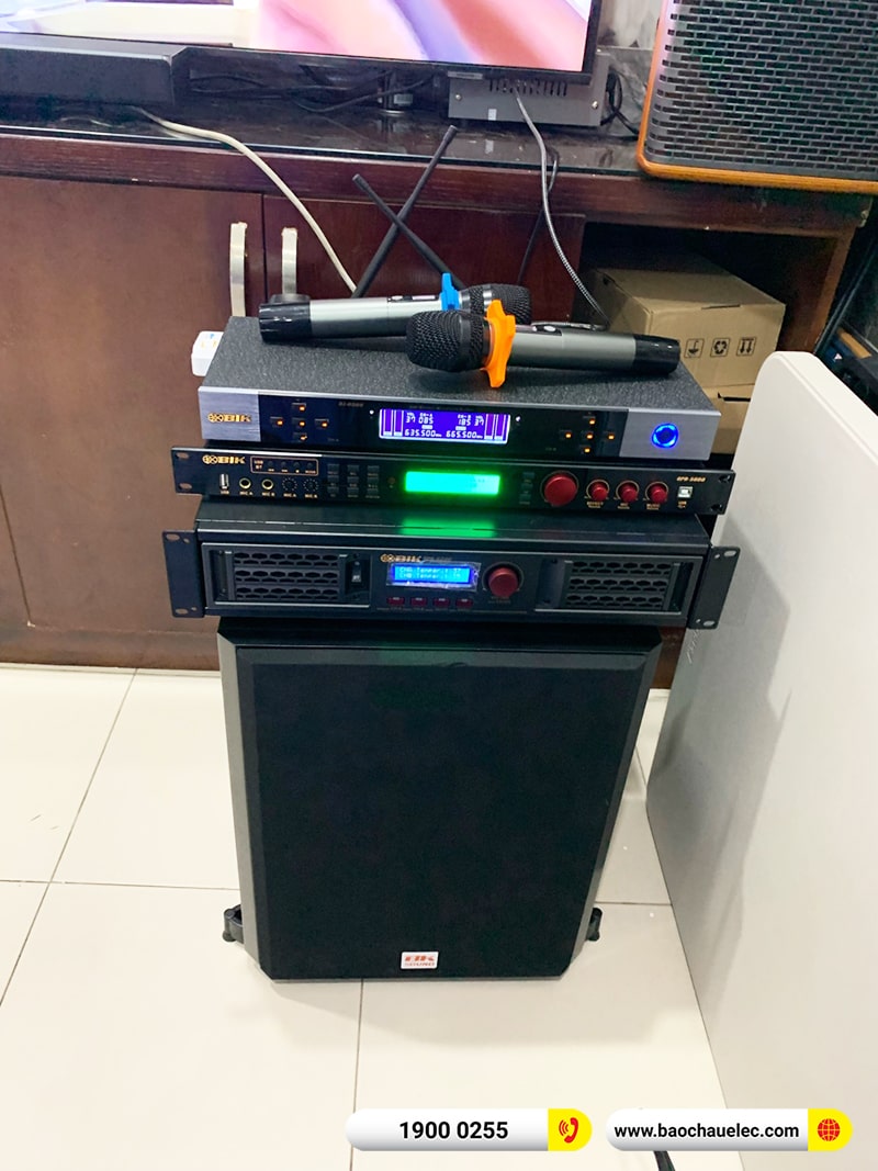 Lắp đặt dàn karaoke trị giá hơn 40 triệu cho chị Ngân tại TPHCM (Domus DK612, BPA-6200, BPR-8500, SW612, BJ-U500) 