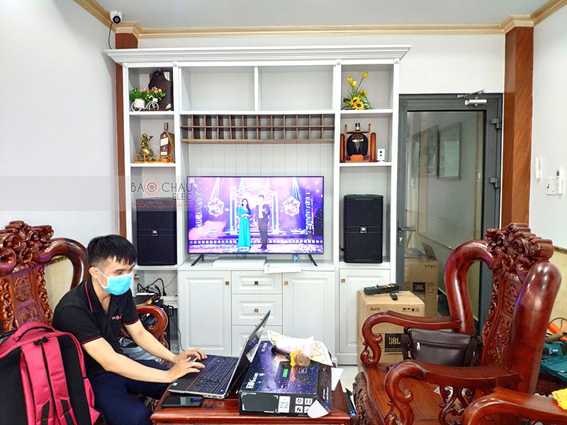Dàn karaoke gia đình anh Thái ở Tân Bình h5
