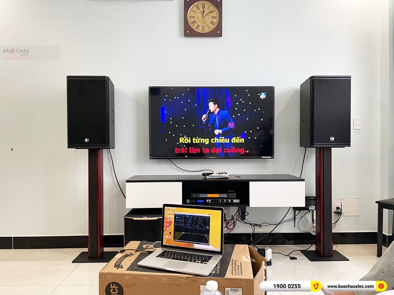 Lắp đặt d&agrave;n karaoke trị gi&aacute; hơn 70 triệu cho anh Đ&agrave;i tại TPHCM (RCF X-MAX 12, VM620A, KX180A, Pasion 12SP, BCE VIP3000)