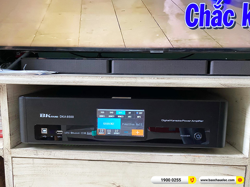Lắp đặt dàn karaoke trị giá khoảng 15 triệu cho anh Huy tại TPHCM (Denon DP-C10, BKSound DKA 6500) 