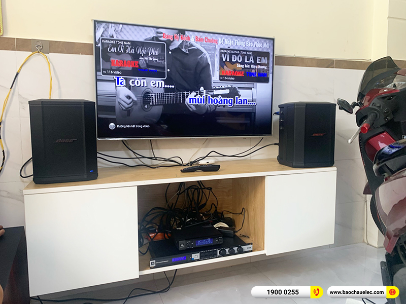 Lắp đặt dàn karaoke, loa Bose di động trị giá khoảng 40 triệu cho anh Tùng tại TPHCM (Bose S1 Pro, KX180A, JBL A100P, JBL VM200) 