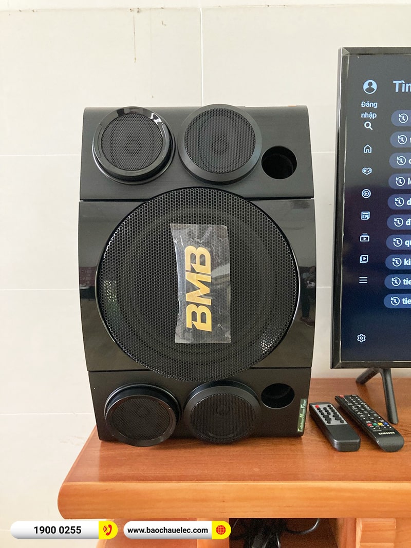 Lắp đặt dàn karaoke trị giá hơn 30 triệu cho chú Bình tại TPHCM (BMB CSE 310II, VM420A, BKSound KX6, U900 Plus X) 