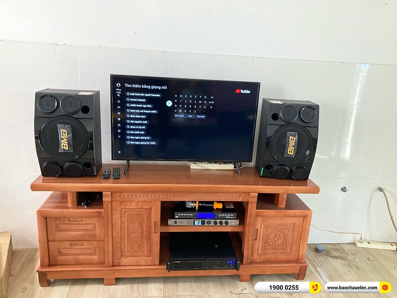Lắp đặt dàn karaoke trị giá hơn 30 triệu cho chú Bình tại TPHCM (BMB CSE 310II, VM420A, BKSound KX6, U900 Plus X) 