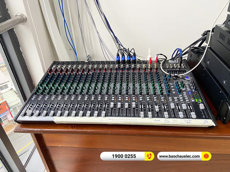 Lắp đặt dàn âm thanh 143tr cho Công ty CPXD 201 tại TPHCM (Alto TS415, VM840A, Live2404, Actpro DSP48, TS318S, VIP6000,…) 