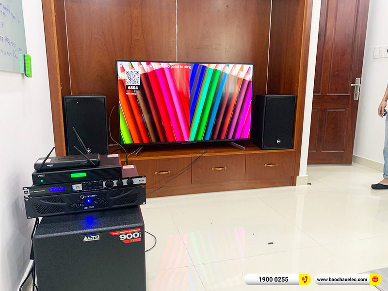 Lắp đặt dàn karaoke trị giá gần 90 triệu cho anh Huy tại TPHCM (RCF EMAX 3110 MK2, Xli2500, KX180A, TX212S, 4K Plus, Shure SVX288A/PG58)