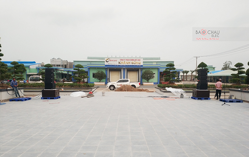 Lắp Đặt Hệ Thống Âm Thanh Hội Trường Line Array Alto cho CT Khánh Sung Quận 7 - HCM