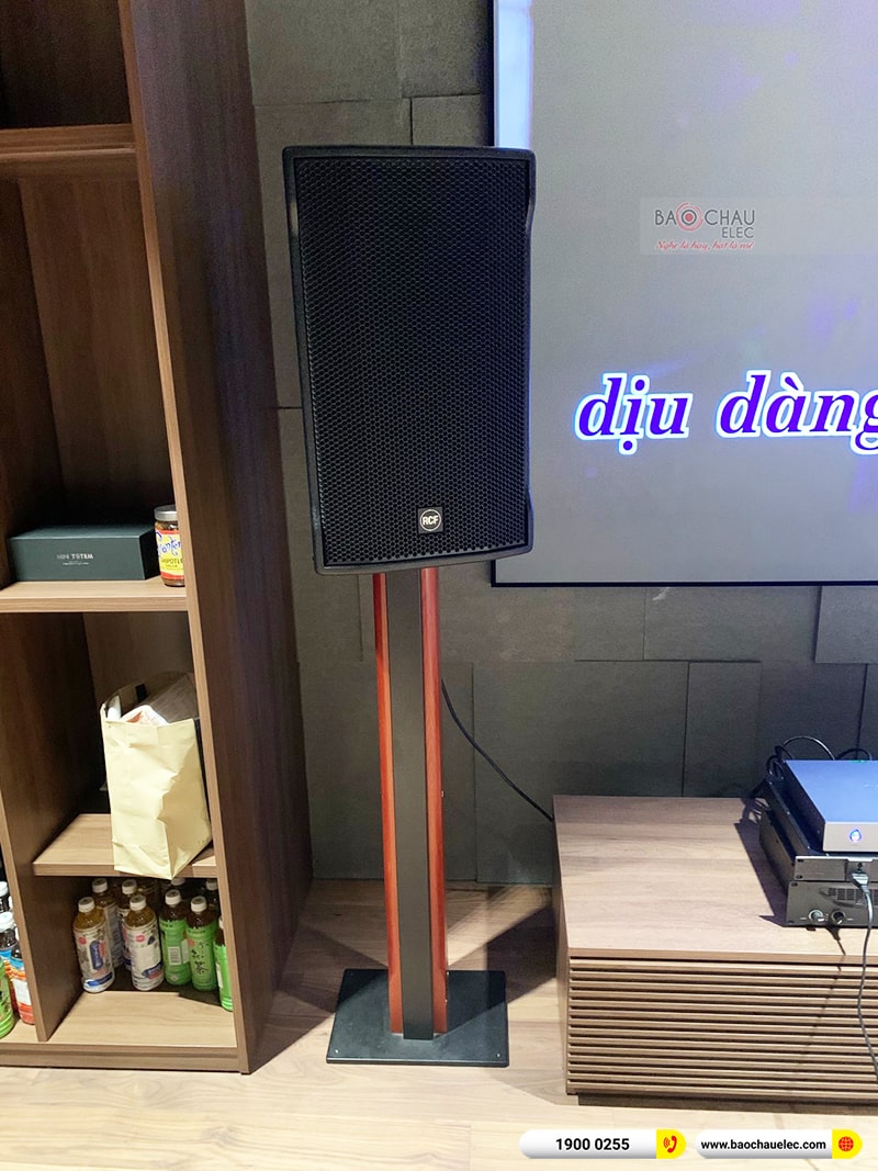 Lắp đặt dàn karaoke trị giá hơn 160 triệu cho anh Trí tại Phan Thiết (RCF EMAX 4112, Crown T10, IPS 2700, KX180A, S8015II, VIP3000,…) 