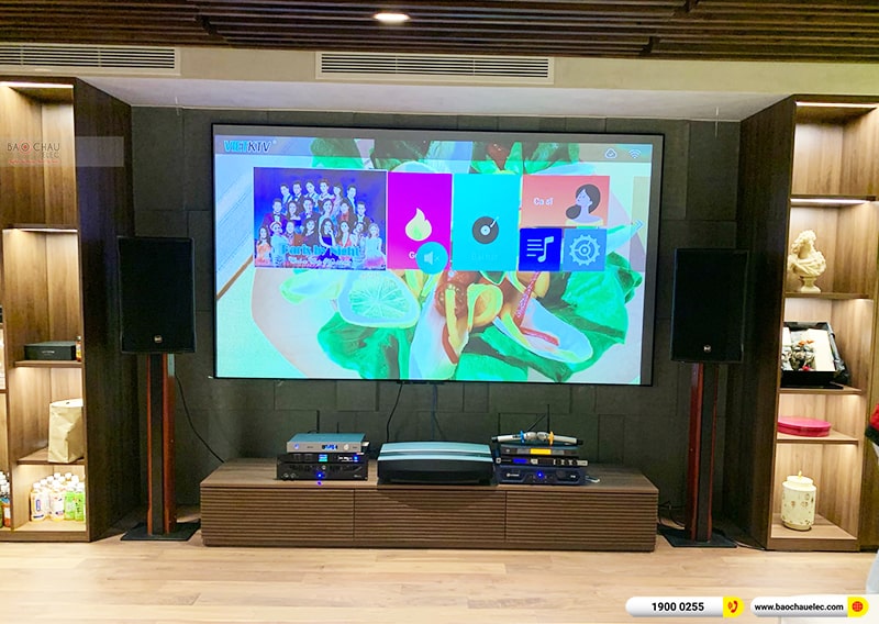 Lắp đặt dàn karaoke trị giá hơn 160 triệu cho anh Trí tại Phan Thiết (RCF EMAX 4112, Crown T10, IPS 2700, KX180A, S8015II, VIP3000,…) 