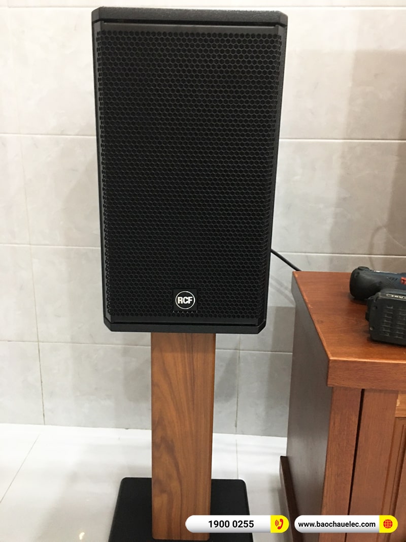 Lắp đặt dàn karaoke trị giá hơn 60 triệu cho chú Thanh tại TPHCM (RCF X-MAX 10, VM630A, KX180A, BJ-W66 Plus, JBL VM200) 