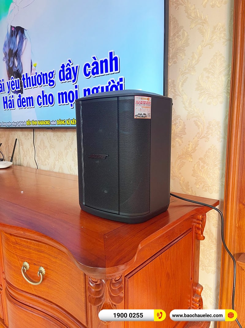 Lắp đặt dàn karaoke di động Bose 51tr cho anh Nam tại Hà Nội (Bose S1 Pro + (Plus), Midas MR12, U900 Plus X)