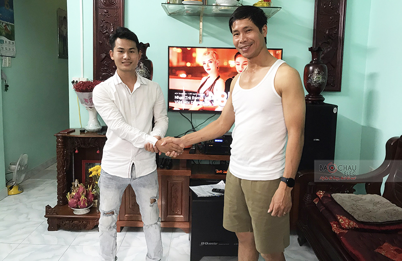 Dàn karaoke gia đình chị Thắm h4