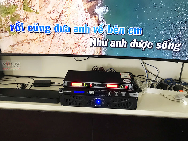 Lắp đặt dàn karaoke gia đình chị Vân Anh tại TP HCM 