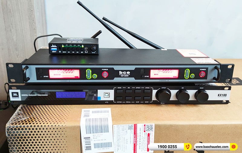 Lắp đặt dàn karaoke di động JBL 93tr cho anh Tuyên tại TPHCM (JBL PRX One, JBL KX180A, BCE VIP6000) 