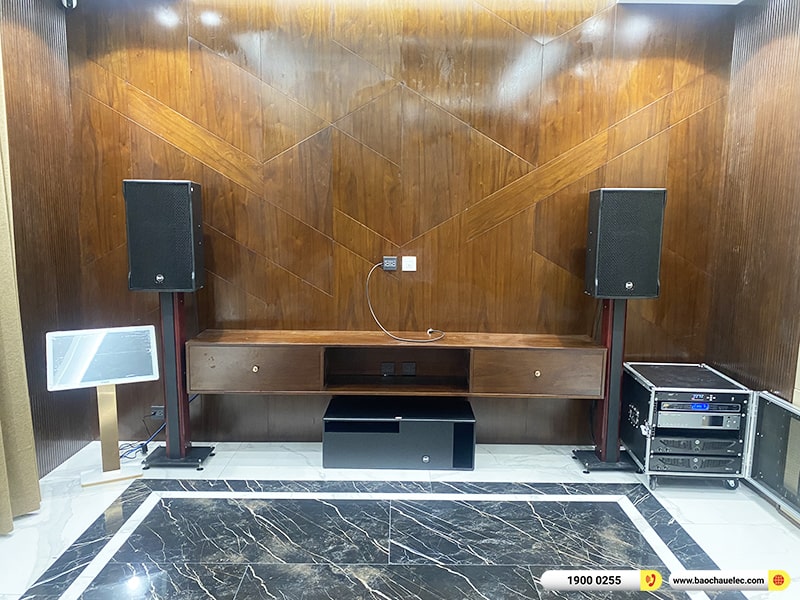 Lắp đặt dàn karaoke trị giá hơn 200 triệu cho anh Cương tại Hà Nội (RCF CMAX 4112, IPS 3700, K9900II Luxury, S8015LP, WB-5000,…) 
