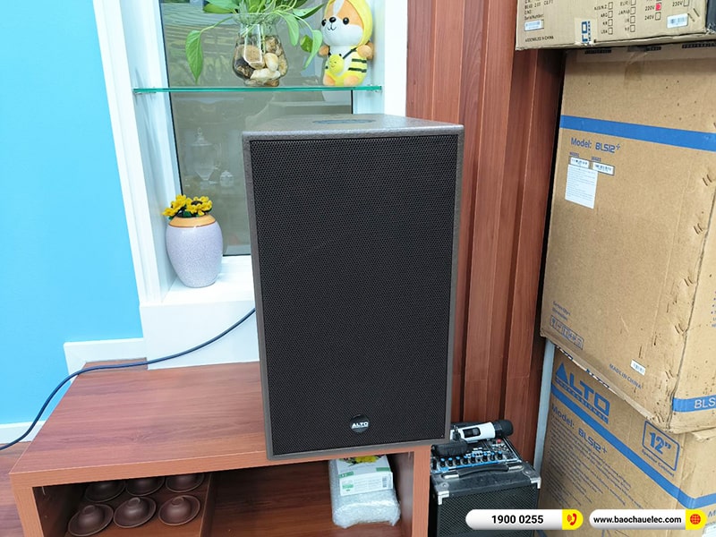 Lắp đặt dàn karaoke trị giá 60tr cho anh Liêm tại Hà Nội (Alto BLS12+, Alto MP2500, BPR-5600, BIK BJ-U500) 