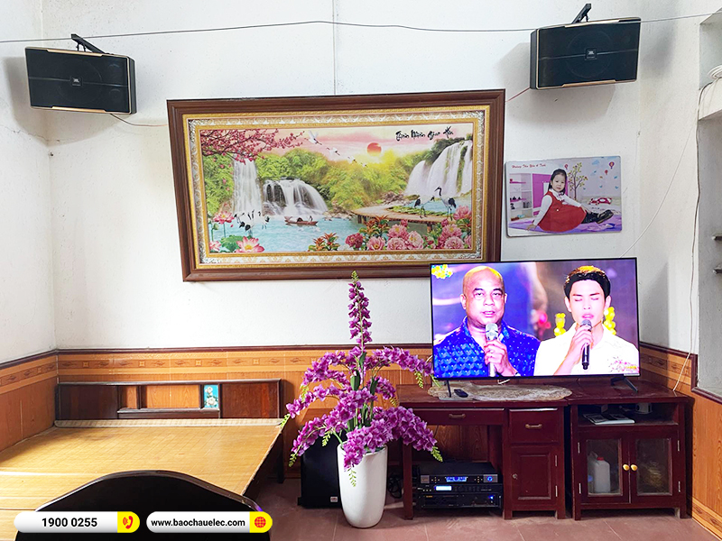 Lắp đặt dàn karaoke trị giá khoảng 20 triệu cho anh Tuấn tại Hà Nội (JBL Pasion 6, BKSound DKA 5500) 