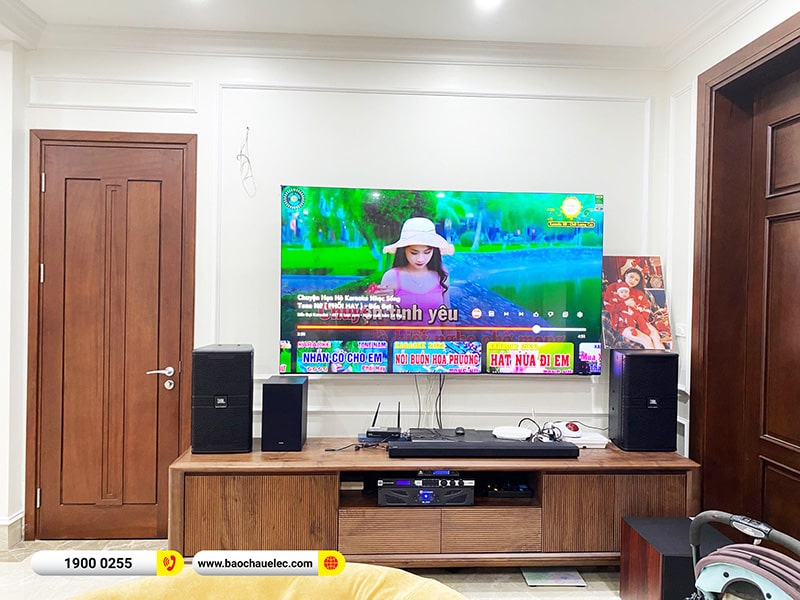 Lắp đặt dàn karaoke trị giá gần 80 triệu cho chị Cúc tại Hà Nội