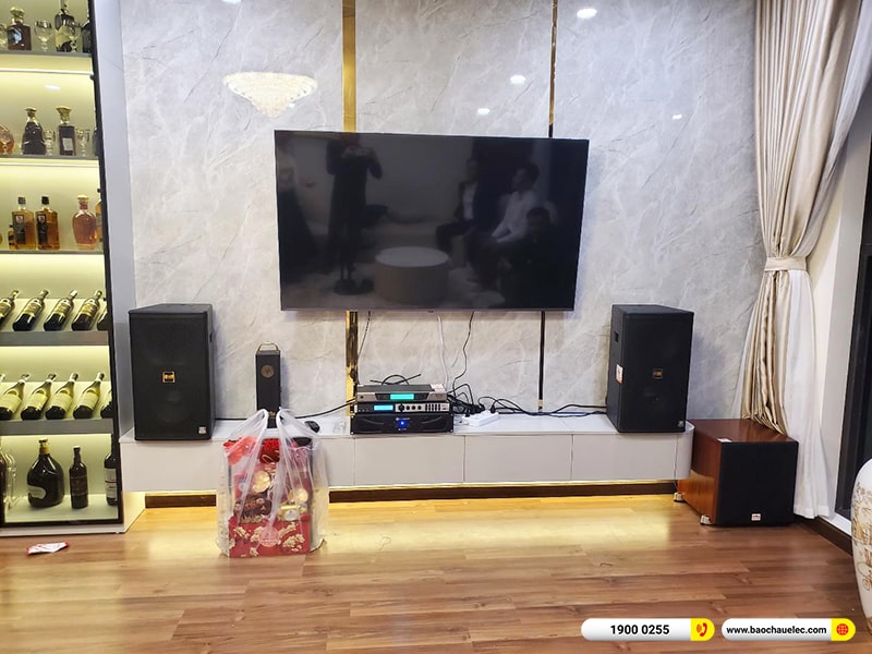 Lắp đặt dàn karaoke trị giá hơn 50 triệu cho chị Thảo tại Hà Nội (BMB CSS 1210SE, XLi2500, X6 Luxury, SW512C, BCE UGX12) 