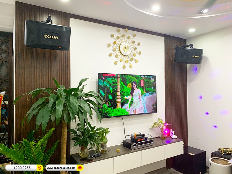 Lắp đặt dàn karaoke trị giá khoảng 20 triệu cho chị Thư tại Hà Nội (BIK BQ-S63, BKSound DP3600 New, BIK BJ-U100) 