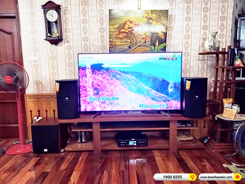 Lắp đặt dàn karaoke trị giá gần 40tr cho chú Minh tại Hà Nội (JBL XS10, BKSound DKA 8500, BKSound SW512C) 