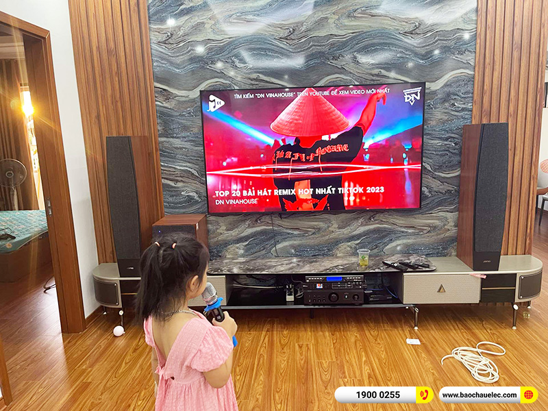 Lắp đặt dàn nghe nhạc, karaoke 47tr cho anh Huấn tại Hà Nội (Jamo C97II, PMA-900HNE, DSP-9000 Plus, C910, U900 Plus X)